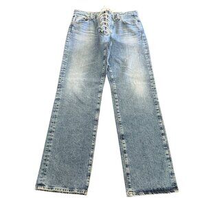 AG Contour 360 Alexxis Lace Up High-Rise Vintage Fit Women's Jeans, Size 30 NWT